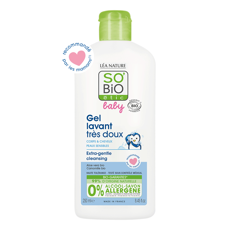 So Bio Baby Gel Lavant Très Doux 250Ml