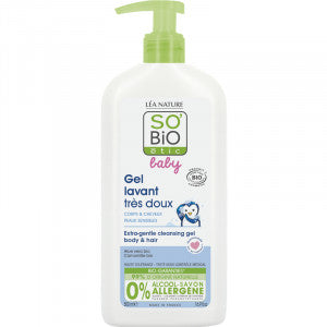 SO BIO BABY GEL LAVANT TRÈS DOUX- HYPOALLERGENIC 500ML