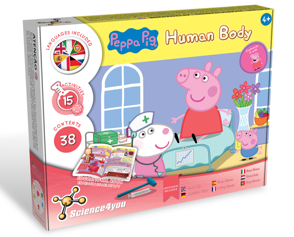 Science4you  - Peppa Pig - Human Body 4+ ans