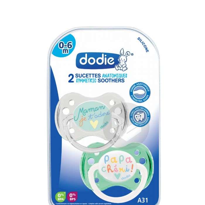 DODIE SUCETTE A31 0-6M  DUO MAMAN PAPA CHERI