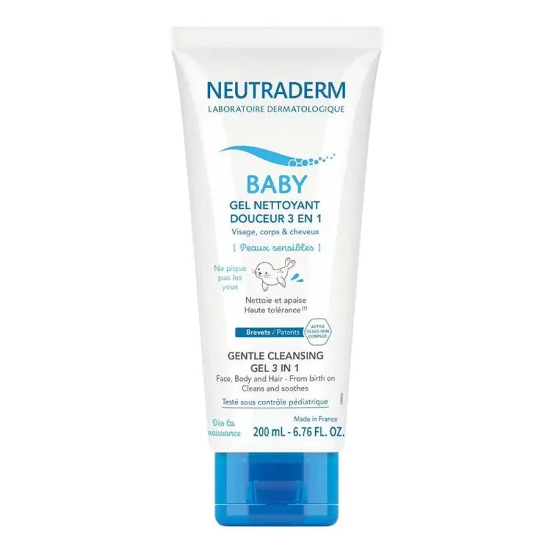 Le Gel Nettoyant Douceur 3 en 1   200 Ml