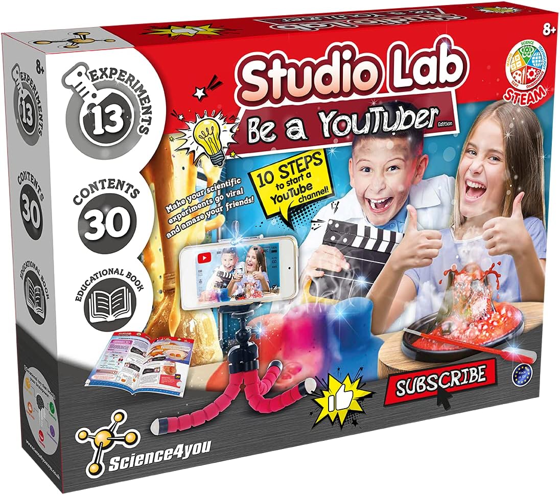 Science4you - Studio Lab - Be a Youtuber 8- ans