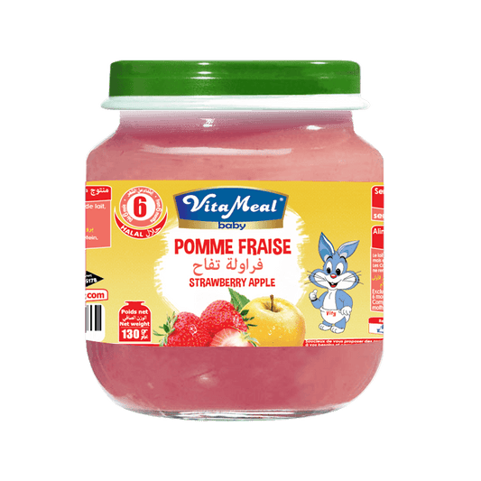 Vitameal pomme fraise 130G