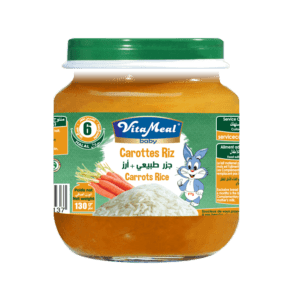 Vitameal carrottes riz 130G