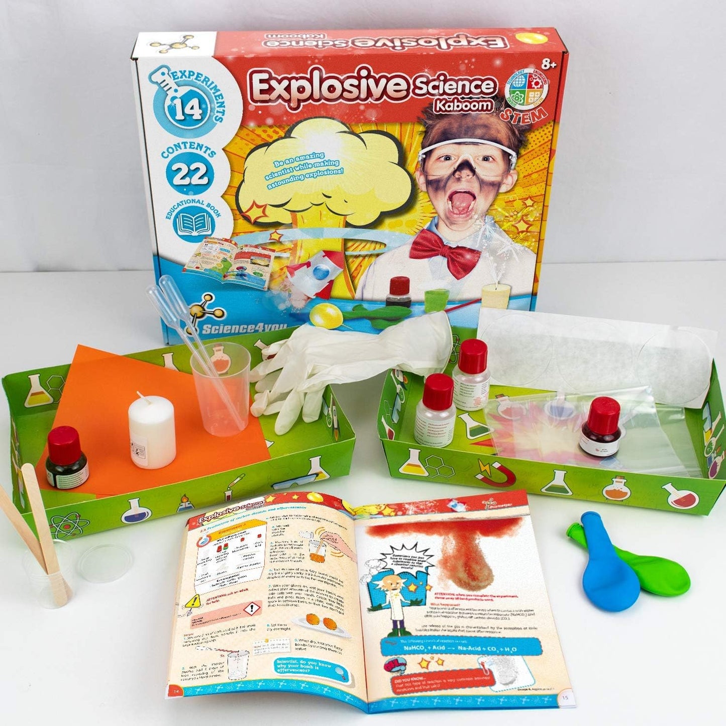 Science4you - Science Explosive - kaboom! - pour les enfants de 8+ ans