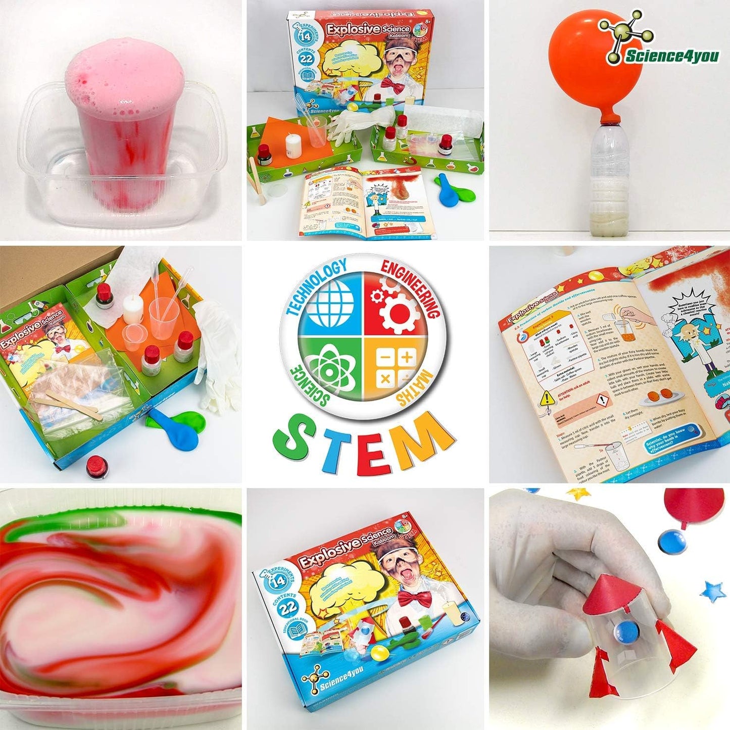 Science4you - Science Explosive - kaboom! - pour les enfants de 8+ ans