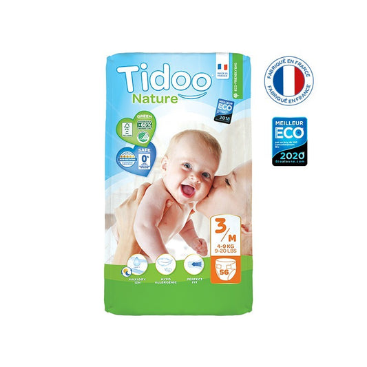 TIDOO COUCHES T3/M 4-9KG 56 UNITES