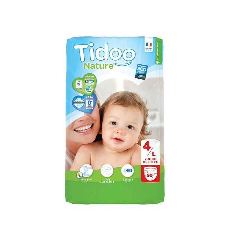 TIDOO COUCHES T4/L 7-18 KG 50 U