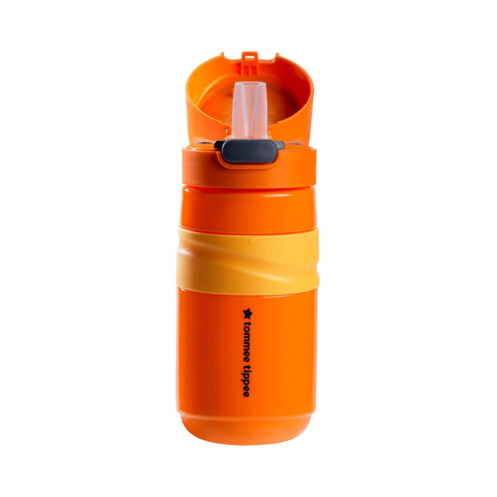 Gourde anti-fuite avec paille 500ML orange