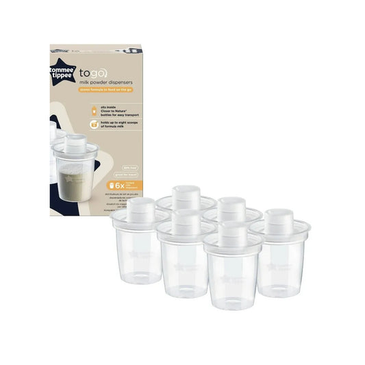 Lot de 6 distributeurs de lait en poudre