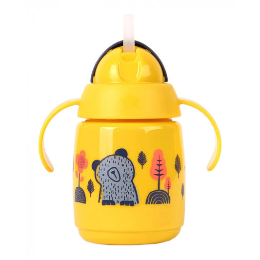 Tasse a paille super star 300ML jaune